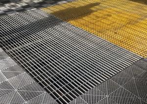 China Silver Color 316 Stainless Steel Floor Grating 100mm*6mm For Power Stations wholesale