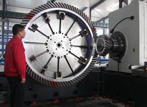 China Big Diameter Spiral Bevel Gear Outter Dia 2000mm 20CrMnTi Materials Long Using Life wholesale