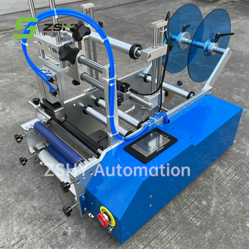 500W Automatic Labeling Machine Round Bottle Labeler 40pcs/min