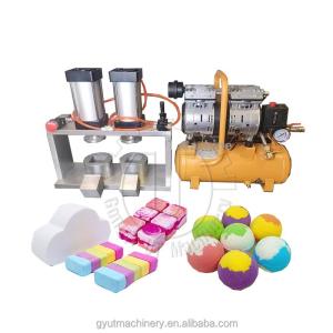 China Salt Powder Raw Material Bath Salt Ball Pressing Machine with Pneumatic Press wholesale