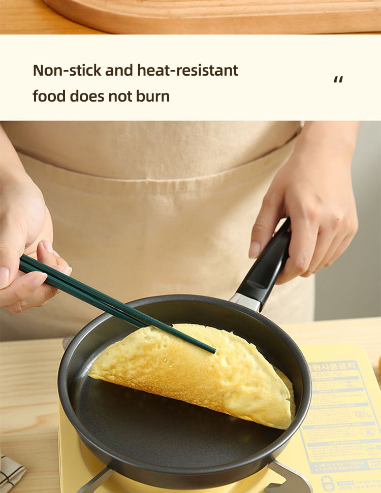 High Quality Gas Stove Iron Flat Bottom Pan Mini Fry Pans Nonstick Frying Pans For Cooking