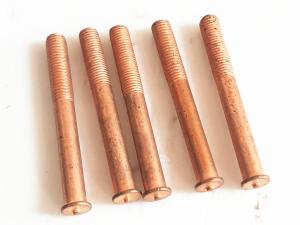 China Copper Plated Stud Welder Pins With Flanged Navy Stud 0.875&quot; Road Construction wholesale