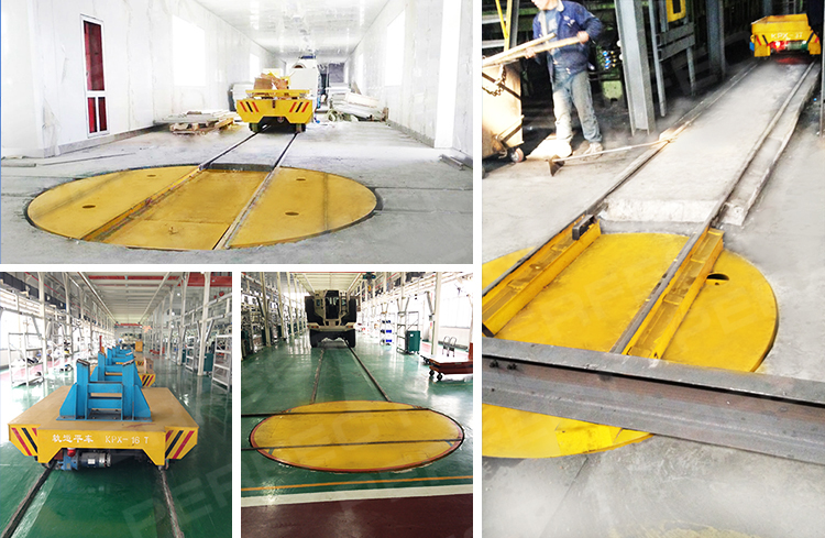 50 ton Rail Guided Steel Coil Rail Flat Transfer Car for cargo transportation