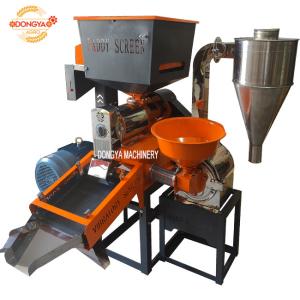 China Stainless Steel Fine Bran Vibratory Rice Mill Machine With Loading Lifter 650KG Per Hour wholesale