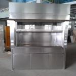 Commercial 220V Lab Exhaust Hood Lightweight Chemical Resistant