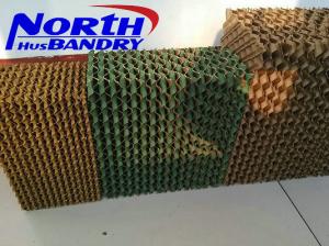 China 5090 7090 brown paper evaporative cooling pad wholesale