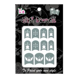 China Easy DIY The bats Art Stencils apply the nail polish wholesale