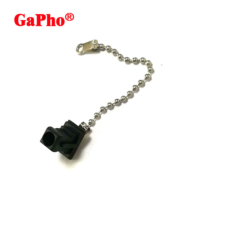 SC Plastic Fiber Optic Dust Cap Male For Connectors Adapters