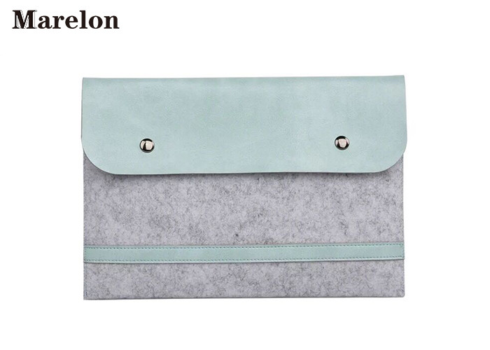 Elegant Smart Air Case Wool Felt Macbook Sleeve For Document File Laptop Travel