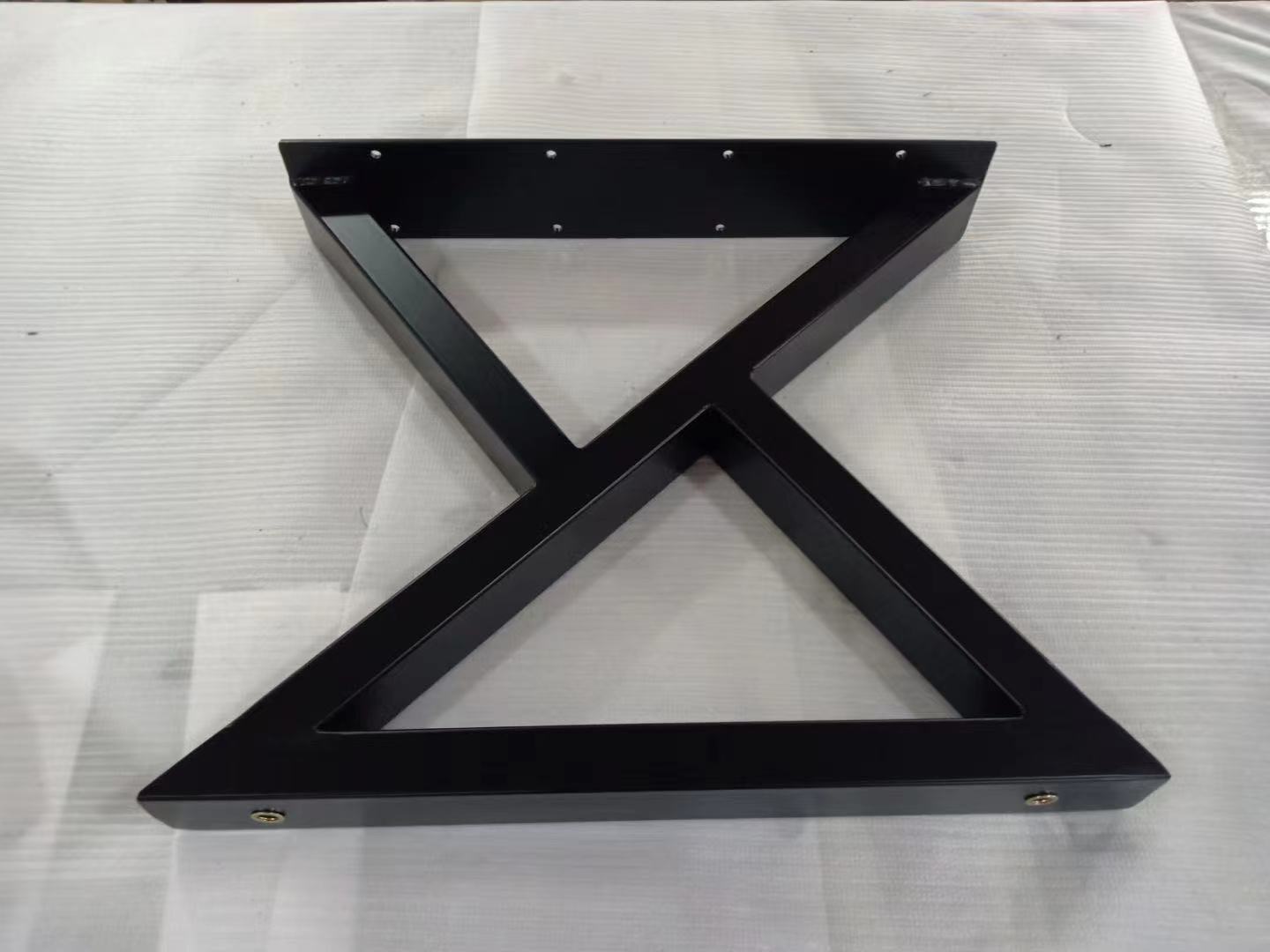 X-Shape Steel Industrial Table Base for Modern Iron Dining or Coffee Table Structure