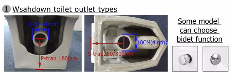 Women Floor Mounted Bidet Ceramic Non Electric Toilet Seat Bidet 505*352*383 mm