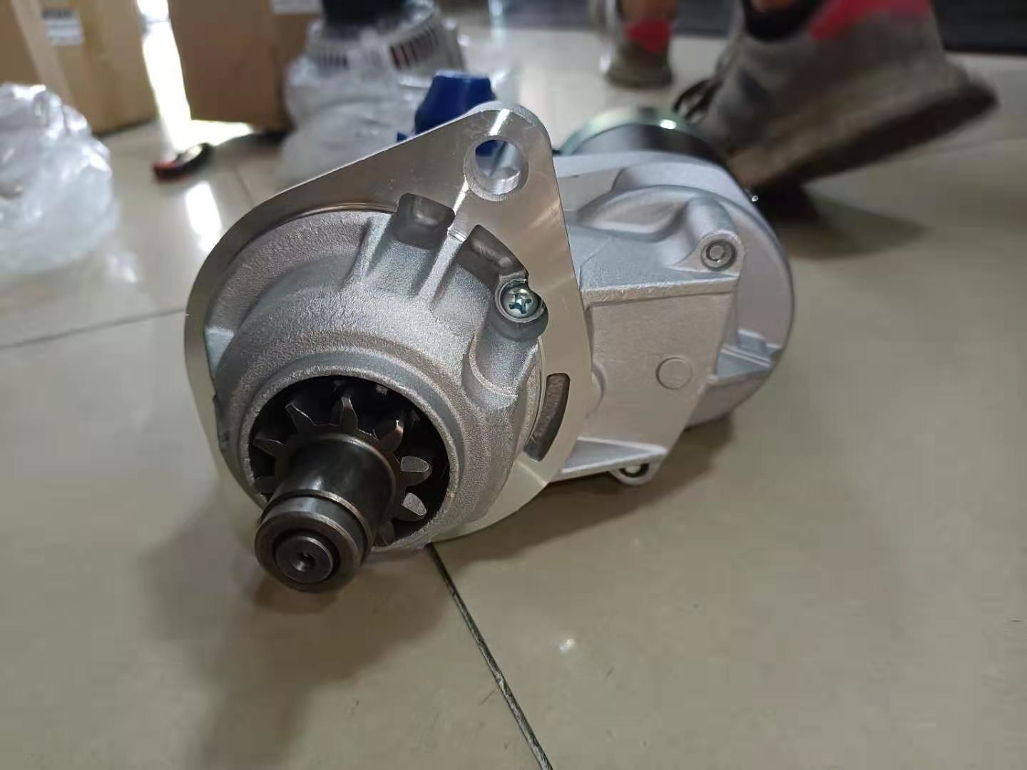 24V 10T Starter Motor Assy For 6D102 Excavator PC200-6 228000-4992