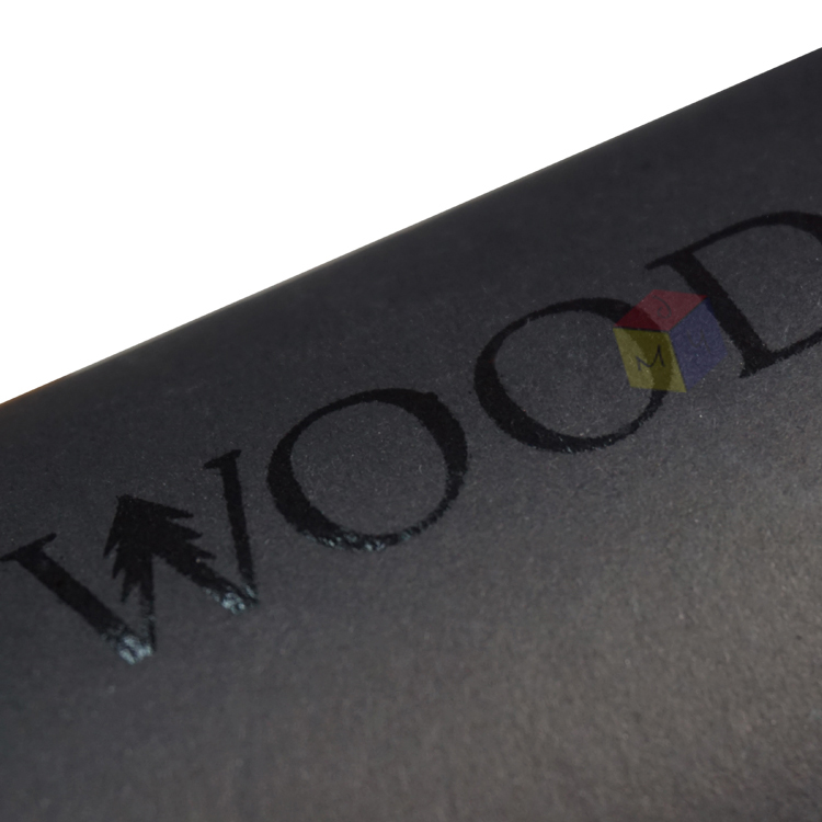 Eco-friendly Customized Matte Black Round Gift Packaging Paper Tube for Essential Oil
