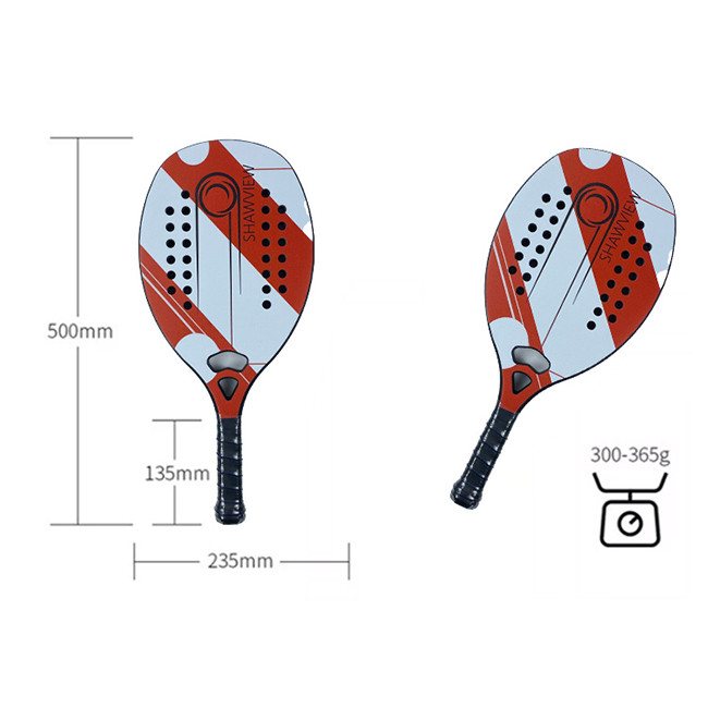12K Raquete Tennis Paddle Racket 3K Sample Eva 17 Beach Tennis Bats