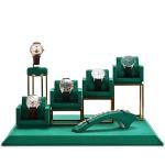 ROHS High End Suede Luxury Watch Display Wrist Watch Holder Stand