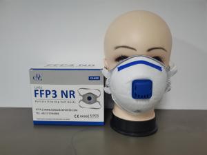 China Blue Belt Anti Dust Cup Shape FFP3 Face Mask Respirators wholesale