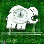Creative CMYK Printing Anime Alarm Clock Elephant Shaped Sweep Movement