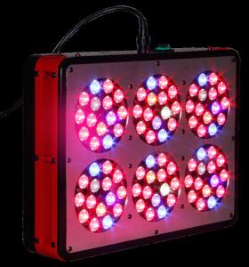 China PPF 1.8umol/J LED Grow Lights APOLO 6 150W 660nm/460nm Spetrum Wide Diffusion Angle wholesale