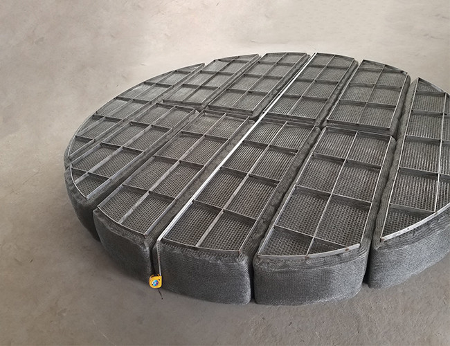 100mm Pad Wire Mesh Demister For Scrubber Mist Eliminator