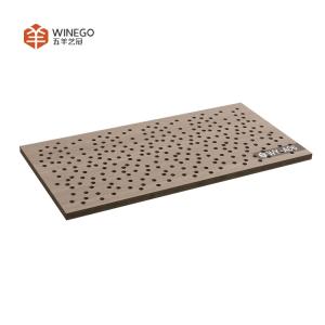 China E1 Grade Acoustic Art Panels Sound Absorbing 0.8 High NRC 600x600 1200xL600mm wholesale