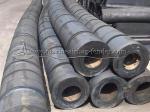 Weather Resistant Marine Rubber Fender / Tugboat Fender With Stainless Steel
