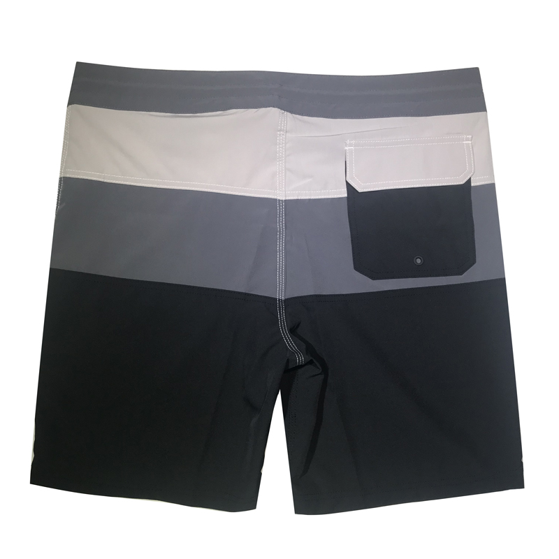 Plain Surf Custom Beach Shorts , Drawstring Beach Shorts Drying Splash Proof