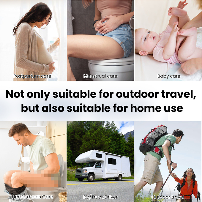 Portable bidet lightweight mini ABS material, 380ml, leak-proof travel sprayer