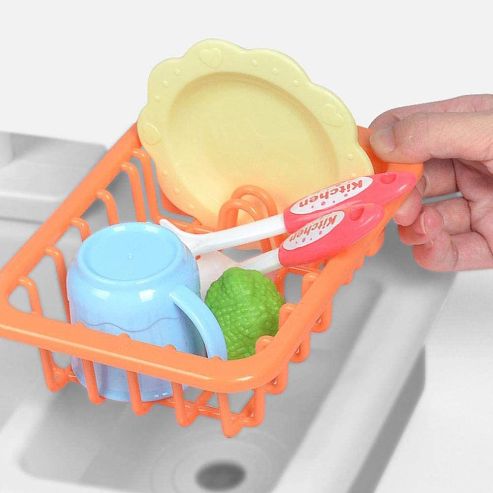Improve Children's Wisdom with Unisex Kitchen Sink Play Set ABS Plastic Cutting Toys Included