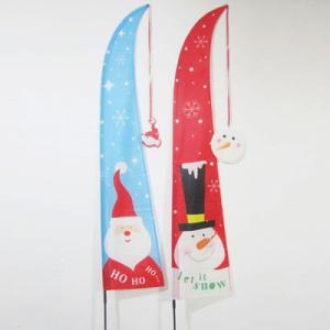 China Christmas Bali Flag Santa Claus and Snowman wholesale