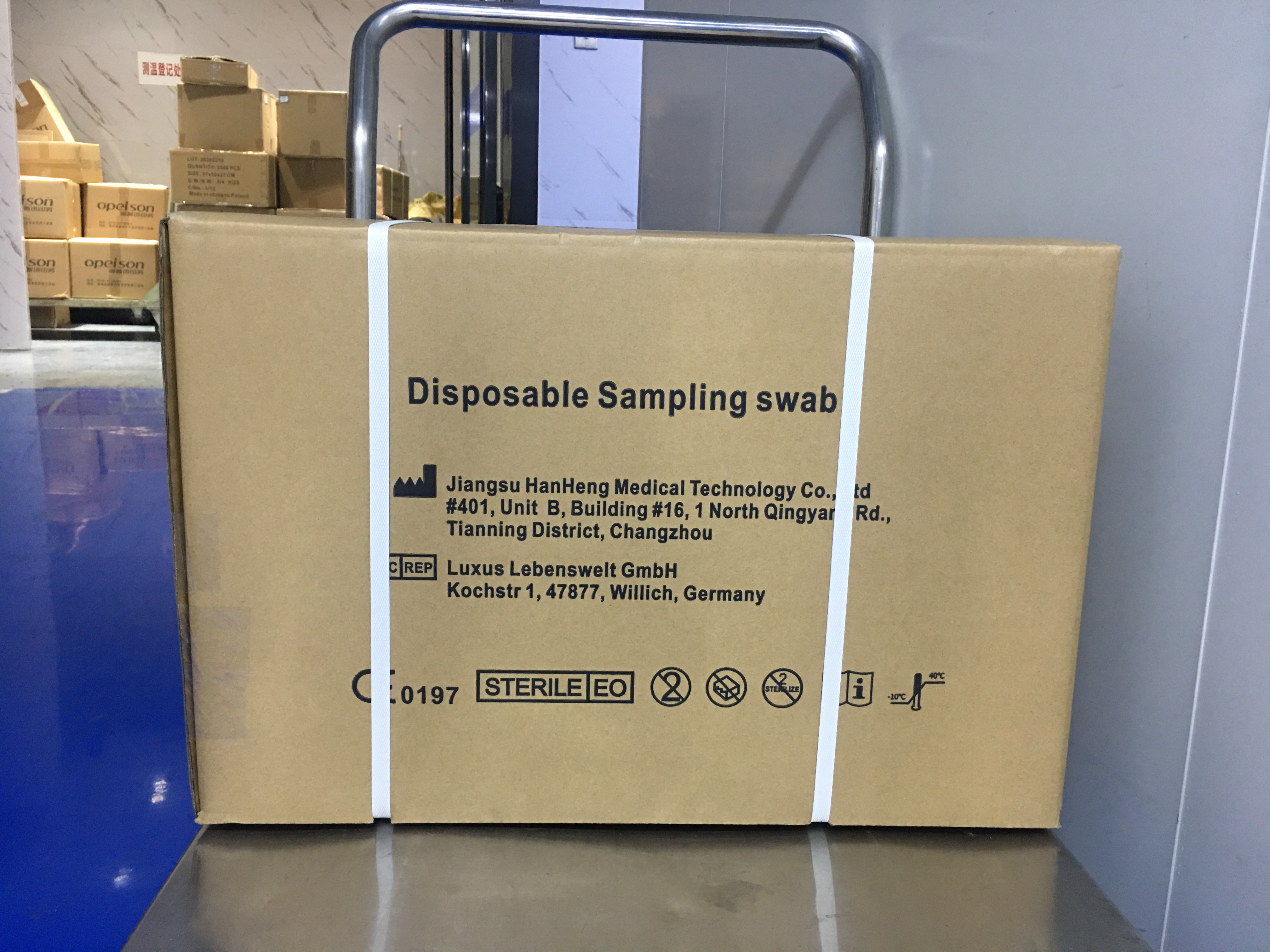 ISO13485 15cm Flocked Swabs For Sample Collection