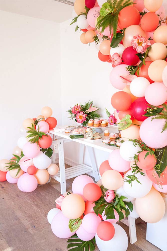 Valentine'S Day Blush Colored Balloons Latex / Foil / Polyethylene Material