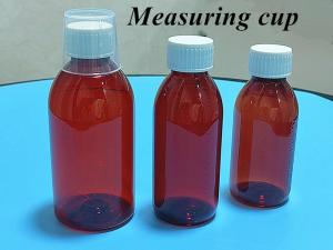 China 3oz 4oz 5oz Pet Pharmaceutical Container Amber Round Pharmaceutical Meidicine Oral Liquid Syrup Bottle wholesale