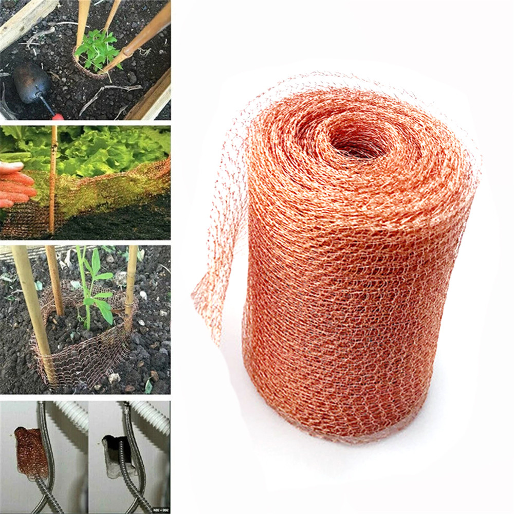 98% Porosity Pure Copper Mesh Roll Pest Proof Barrier For Home Garden