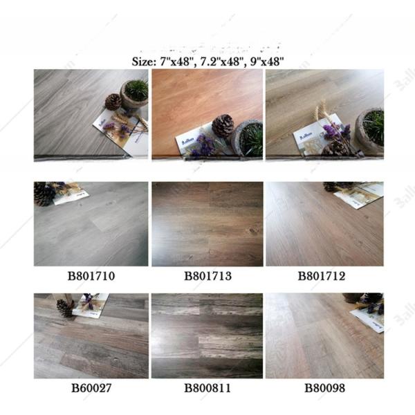 SPC Rigid Core Vinyl Flooring 4mm/5mm/6mm Thickness Interlocking Click 100% Waterproof