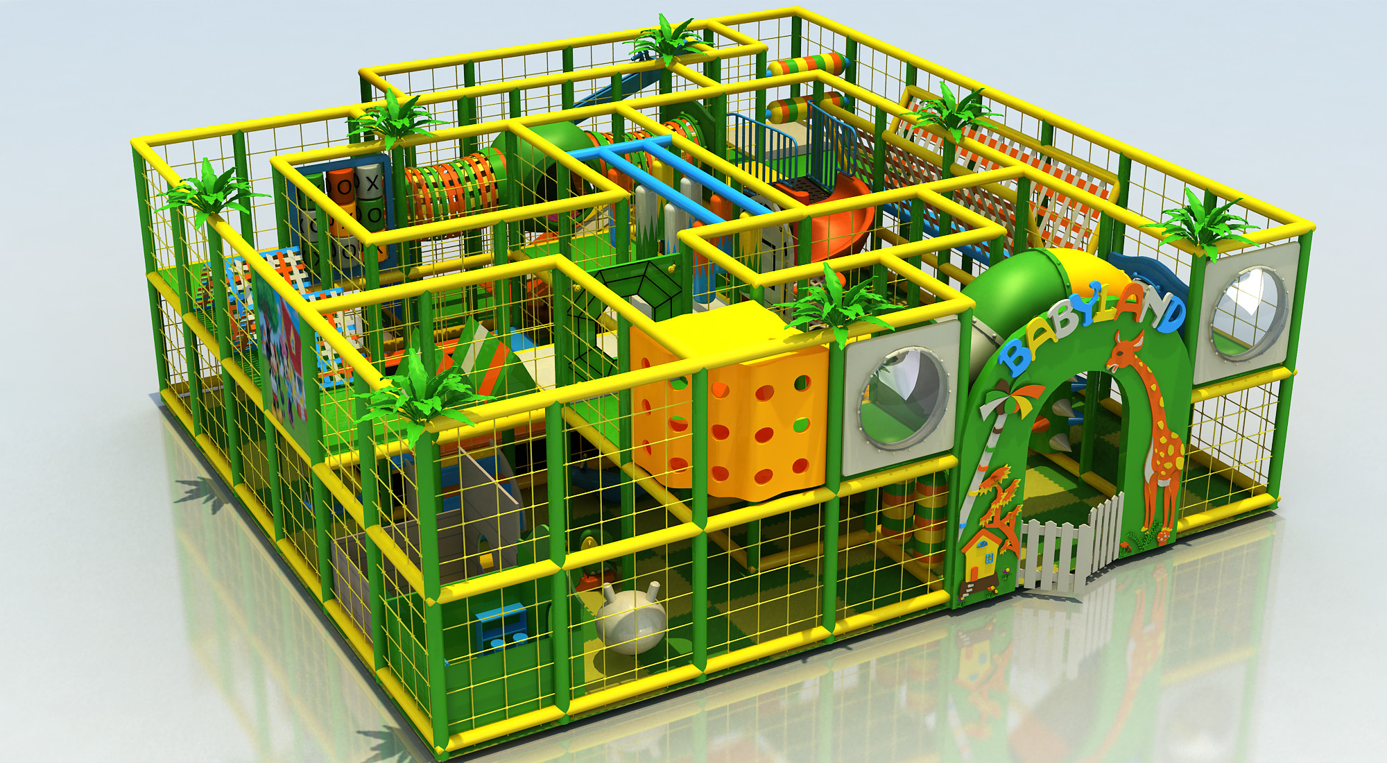 shopping mall slide amusement park fun indoor activities for kids