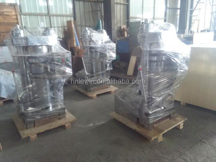 380V Hydraulic Industrial Oil Press Machine 1.1 KW Advocado Sesame Oil Extraction Machine