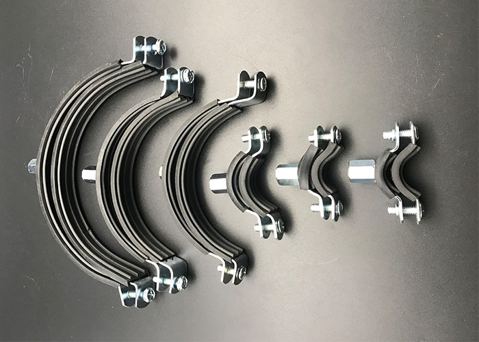 Heavy Duty Cushion Clamps Rubber Lined EPDM Pipe Clamps