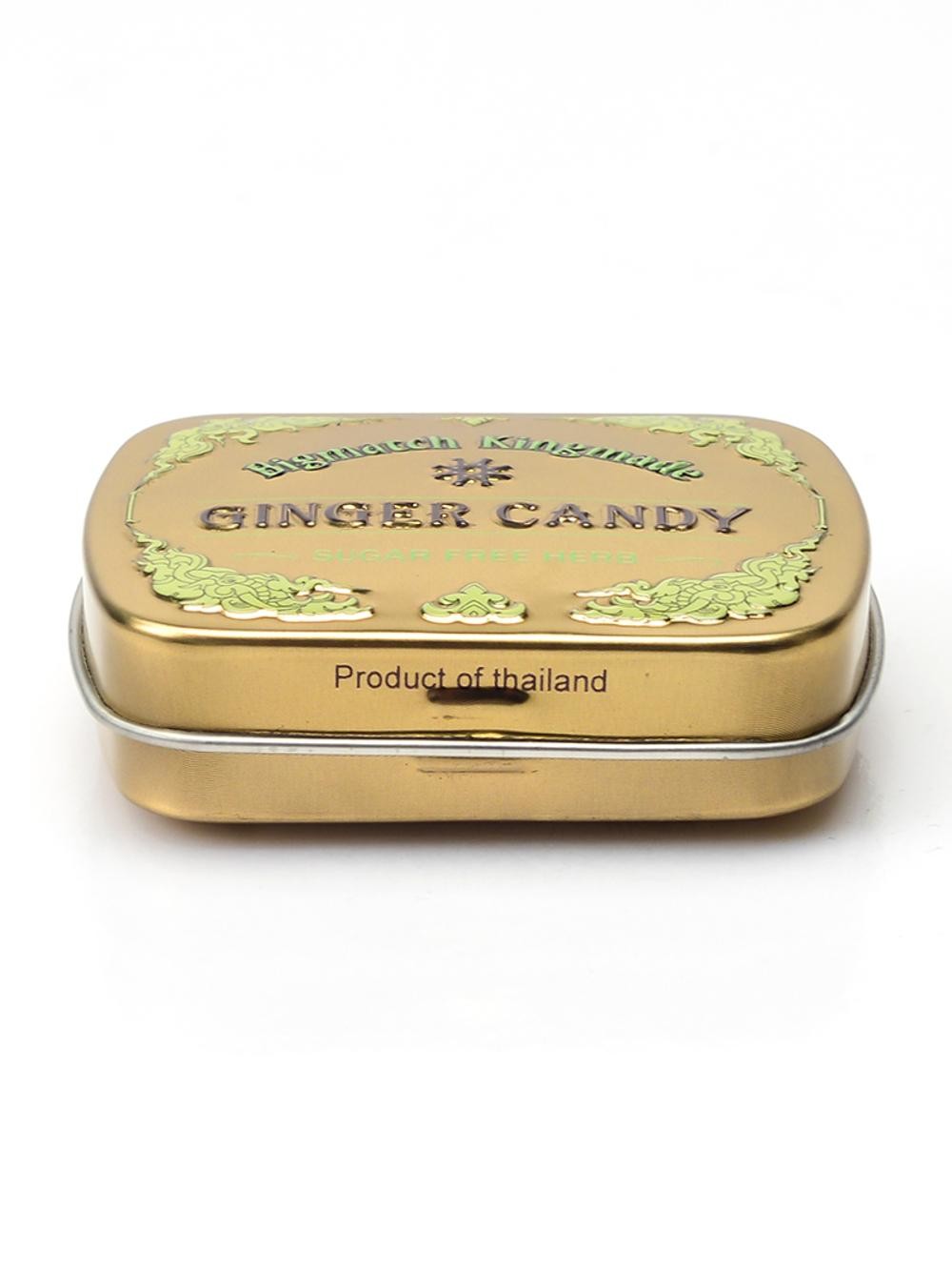 Empty Mint Tin Containers for Food Cheap Embossed Metal Tin Boxes Small Gold Tins