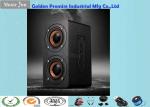 6W 52mm Wooden Bluetooth Speaker Dual Horn 1500MA TF Card HIFI Effect