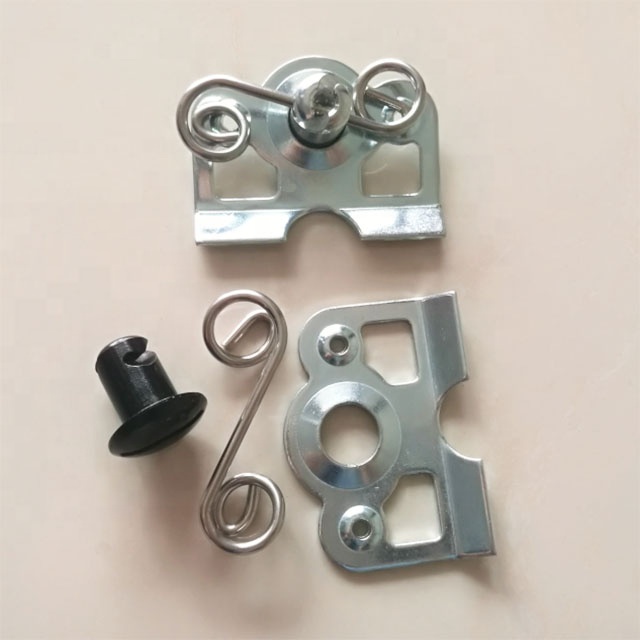 7/16" Aluminum Black Buttons Quarter Turn Dzus With 1-3/8" Spring Backing Plate Aluminum Universal Year for Replace/Repair