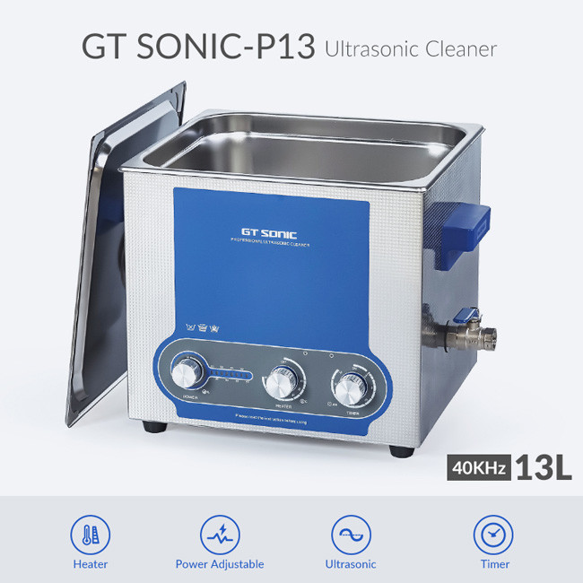 13L Vegetable Ultrasonic Cleaner 40khz For Retainer Watch Auto Parts Dental Instrument