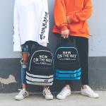 Schoolbag female han edition hits color street backpacks college wind schoolbag