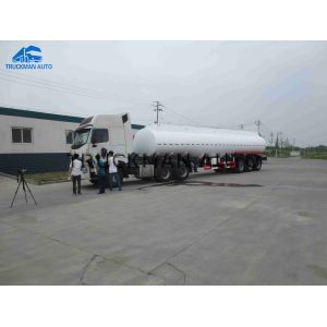 ​50000 Liter 50m3 Tank Semi Trailer High Capacity With 3-8 Comdepartment
