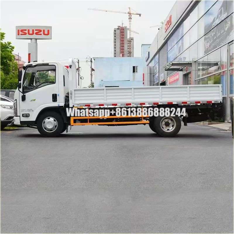 4*2 I s Uzu Single Row Freight Train Column Plate-type Goods Lorry Freight Transporter