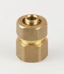 Antiwear Flare Male Female Straight Brass Water Pipe Fittings Medium Temperature