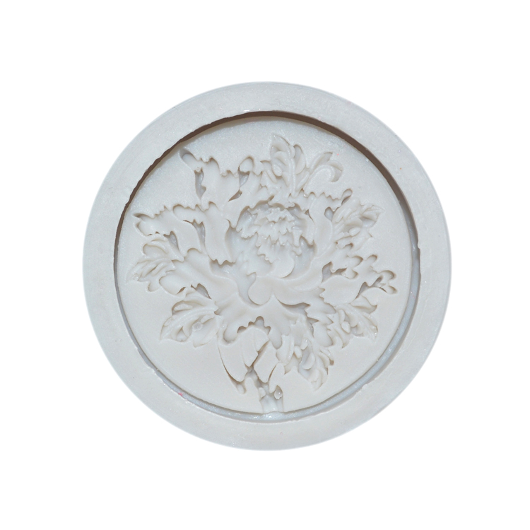 3D Silicone Flower Shaped Baking Mold Diy Handmade Round Fondant For Cakes