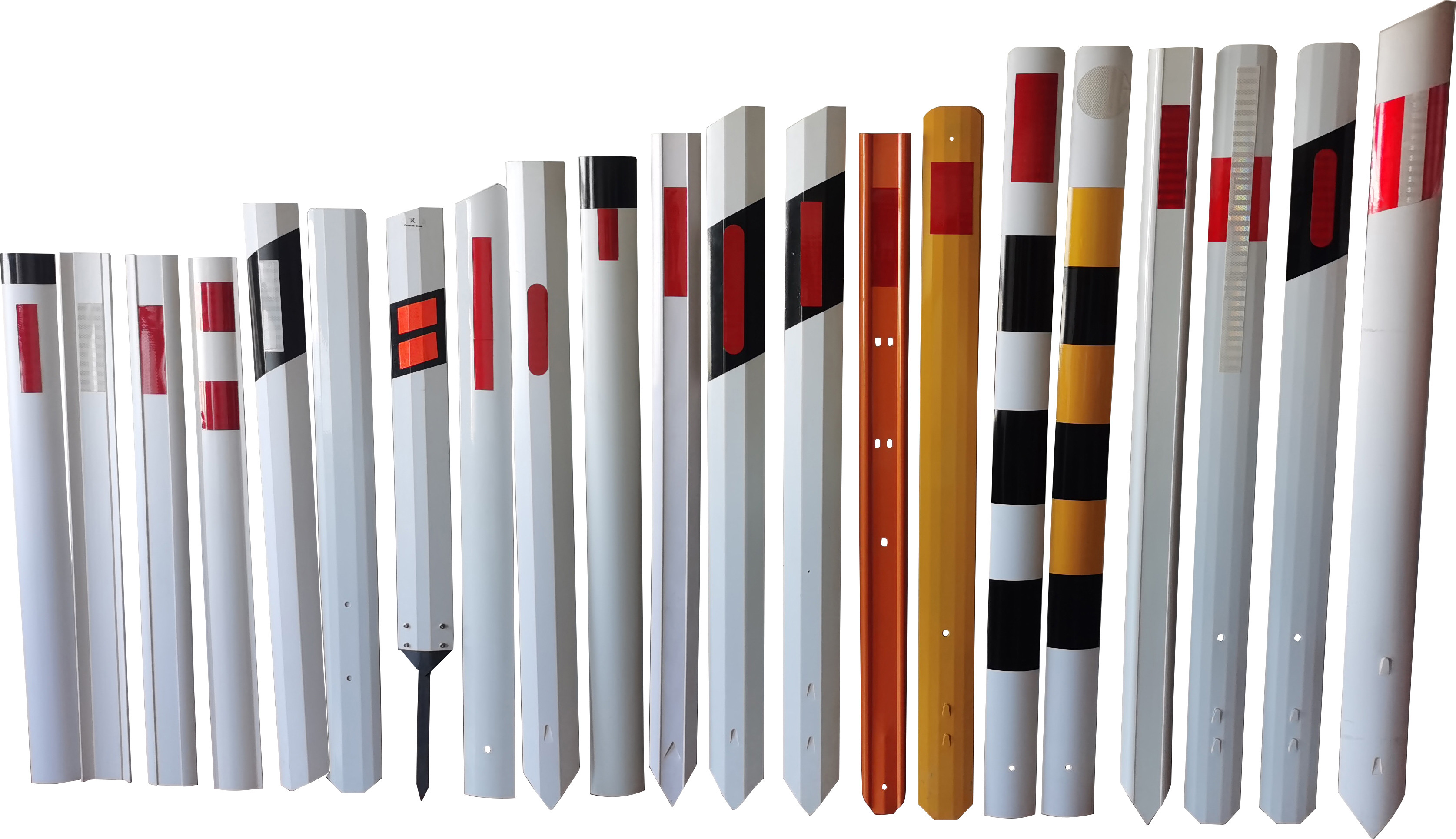Customized PVC Reflective roadside post road delineators flexible delineator