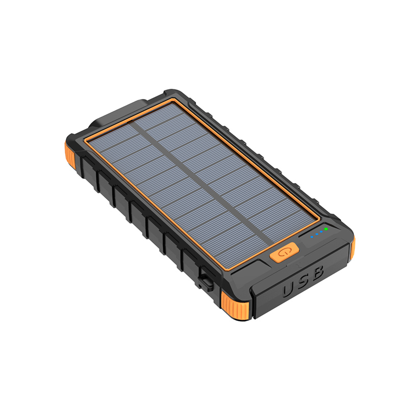 ABS Compass Solar Power Bank 10000mAh for Outdoor Charging and Emergency Situations