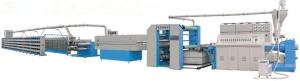 China Plastic Extruded Flat Film Flat Yarn Unit , PP Woven Bag Making Machine wholesale