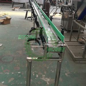 China Speed Adjusted Stainless Steel Chain Belt Conveyor For Bottle Filling Line wholesale